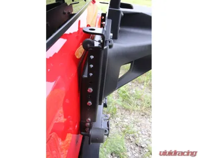 Rock Hard 4x4 Adjustable Spare Tire Carrier with CB Antenna Mount for Jeep Wrangler JL 2018+ - RH-90347